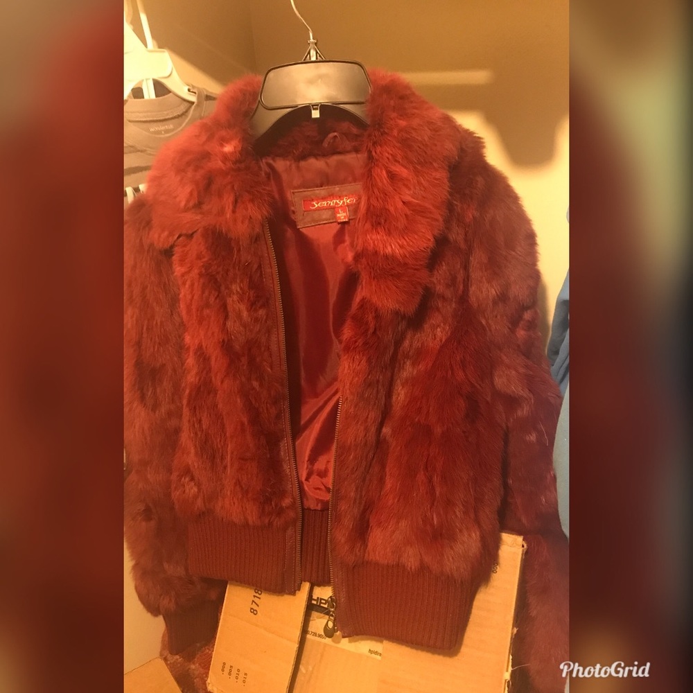 Red Fur Coat